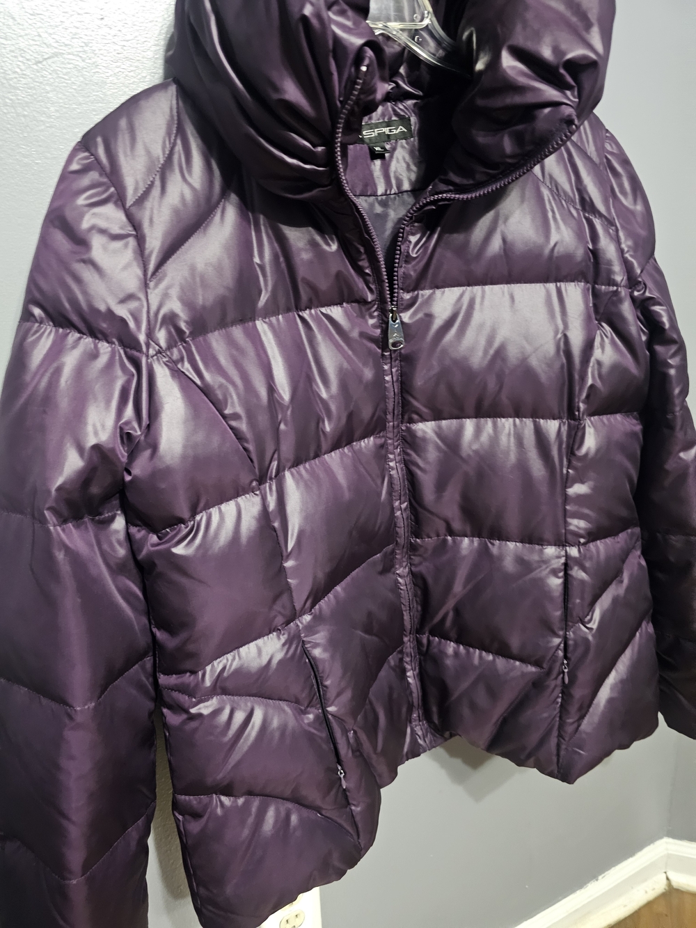 Women's Purple Puffer Jacket